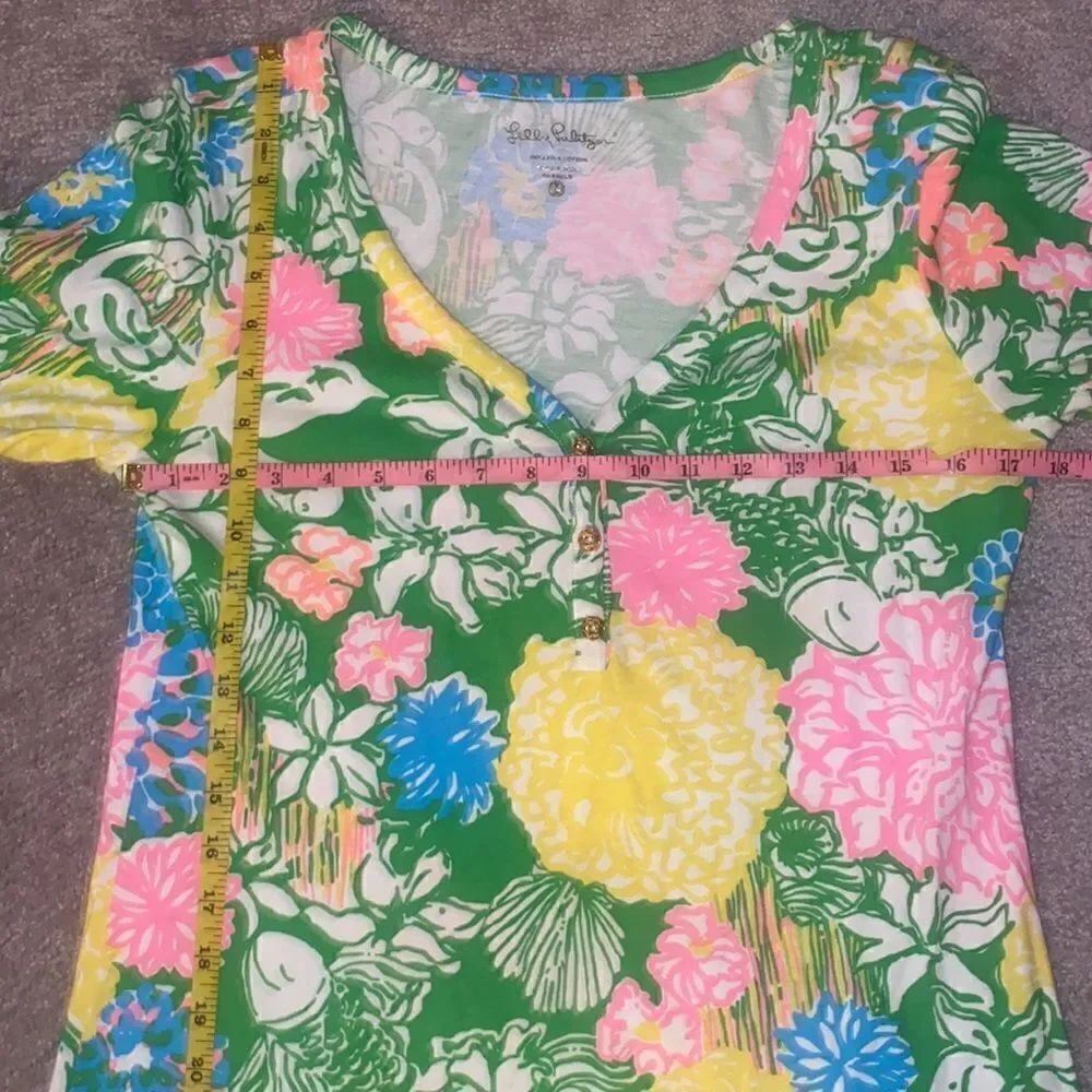Lilly Pulitzer “Hibiscus Stroll” Palmetto Dress! - Picture 10 of 12